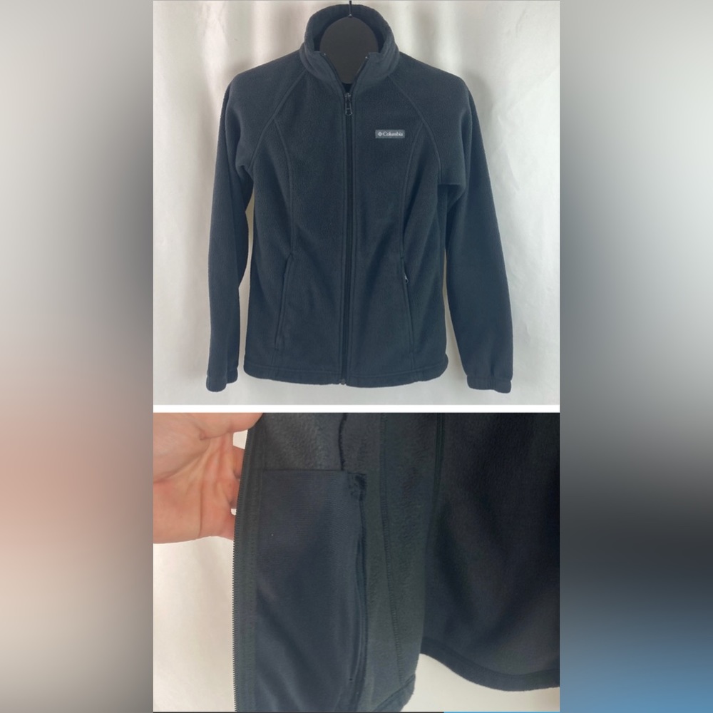 Columbia navy blue fleece size XL